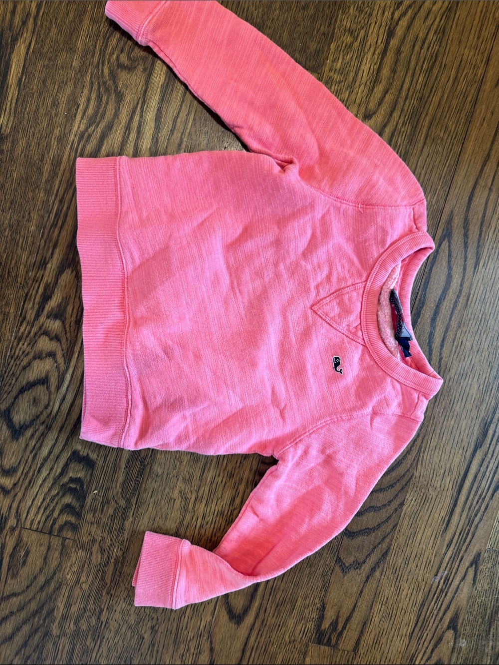 Vineyard Vines Kids Coral Pink Pullover Sweatshirt